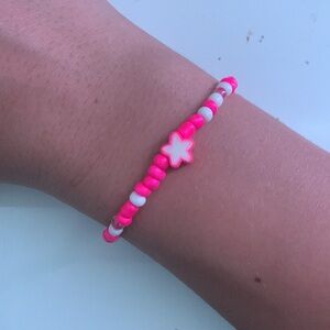 Pink starfish bracelet 🩷🌟